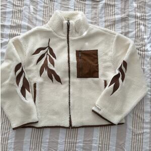 TAYLOR SWIFT NWT | Life is a Willow Zip Up Sherpa Fleece Coat Jacket | size L